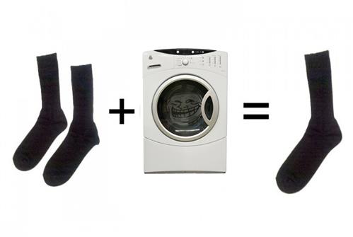 Шкарпетки + пральна машина
